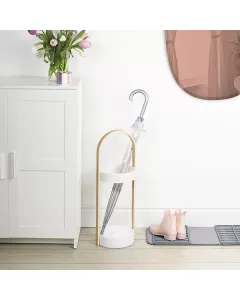 أومبرا "Hub" حامل للمظلة - أبيض وبيج متوفر في ذا سكاوت - عمّان، الأردن
