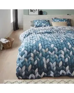 بيدنج هاوس "Warmly" طقم وجه لحاف - 100% قطن - مجوز/مجوز كبير - 3 قطع - كحلي متوفر في ذا سكاوت - عمّان، الأردن