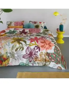 بيدنج هاوس "Fiori" طقم وجه لحاف - 100% قطن - متعدد الألوان (متوفر بعدة مقاسات) متوفر في ذا سكاوت - عمّان، الأردن