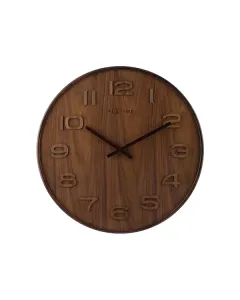 نكستايم "Wood Wood" ساعة حائط - حجم متوسط - بني متوفر في ذا سكاوت - عمّان، الأردن