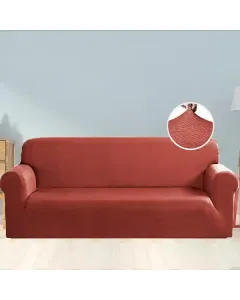 نوفا هوم-غطاء صوفا "Perfect Fit" - ثلاث مقاعد - كرميدي متوفر في ذا سكاوت - عمّان، الأردن