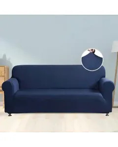 نوفا هوم-غطاء صوفا "Perfect Fit" - مقعد واحد - ازرق غامق متوفر في ذا سكاوت - عمّان، الأردن