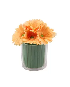 نوفا هوم "Gerbera" مزهرية زهور - 20 سم - برتقالي متوفر في ذا سكاوت - عمّان، الأردن