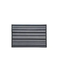 نوفا هوم "Stripes" دعاسة مدخل مطاط  مطبوعة - 60x90 سم - رمادي متوفر في ذا سكاوت - عمّان، الأردن