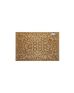 نوفا هوم "Ornamental" دعاسة مدخل بخلفية مطاط - 60x100 سم - بني متوفر في ذا سكاوت - عمّان، الأردن