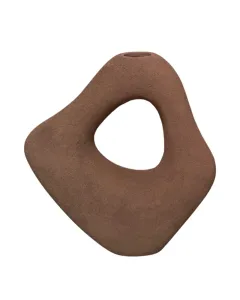 نوفا هوم فازة ديكور مزخرفة كبيرة بيج "Earth Sculpt" متوفر في ذا سكاوت - عمّان، الأردن