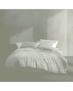 Nova Home Calven Seersucker Summer Duvet Cover Set - Queen - 3 Pcs - Beige