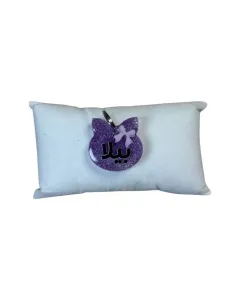 ميدالية قطة من Resin – شكل رأس – 2.9x2.5cm