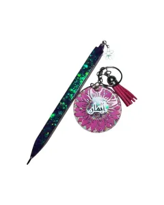 طقم ميدالية + قلم من Acrylic & Resin – 5cm