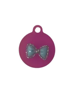 زينة طوق للحيوان من Resin – شكل دائرة – 1.8x2cm