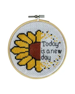 Sunshine Stitch – 14cm Bright Hand Embroidery