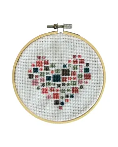 Heartfelt Love – 14cm Hand-Embroidered Heart Design (Duplicate)