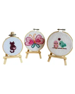 The Lovely Trio – Embroidery Pack (9cm, 11cm x2)