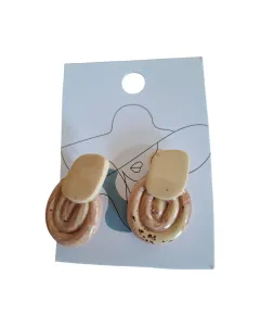 Handmade Resin & Polymer Clay Earrings – Unique Design, Lightweight