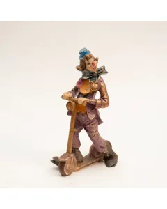 Clown Alley – Handcrafted Gypsum Art Piece – 20x10 cm