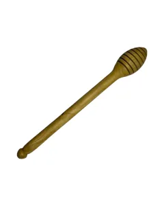 Olive Wood Honey Dipper – Hand-Carved Natural Finish