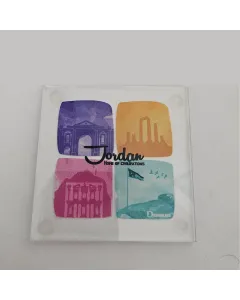 Jordan Acrylic Coaster – 9×9 cm