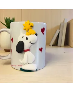 Customizable Snoopy Figurine – Handmade Polymer Clay Collectible (Durable, Long-Lasting Colors)