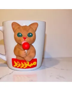 Customizable Cat Figurine – Handmade Polymer Clay Sculpture (Durable, Long-Lasting Colors)