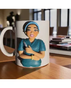 Customizable Surgeon Figurine – Handmade Polymer Clay Miniature Doctor (Durable, Long-Lasting Colors)