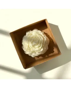 White Rose Candle – 50g – Rose Aroma – Wedding & Event Favor