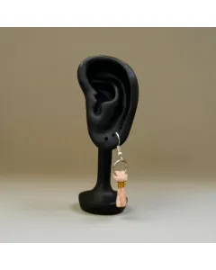 حلق مكرمية بحلقة معدنية – أسلوب بوهيمي عصري