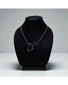 سنسال خريطة الأردن من فضة عيار 925