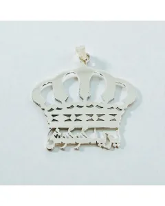 سنسال على شكل تاج من فضة عيار 925