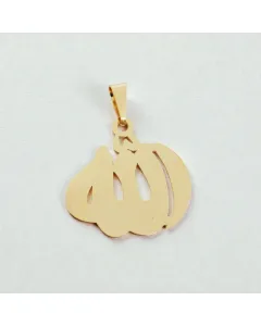 سنسال لفظ الجلالة من فضة عيار 925 مطلي بالذهب