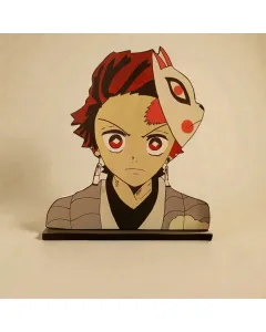 مجسم تانجيرو أنمي خشبي 2D – 23×21 سم