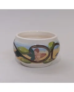 صحن تسالي خزفي يدوي للتقديم – فن الموزاييك – متوفر أطقم