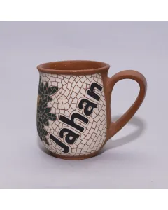 مج (كوب) خزفي يدوي متقن – صحي للاستخدام – فن الموزاييك