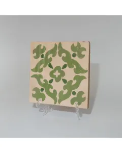 كوستر خزفي يدوي للأكواب – 10×10 سم