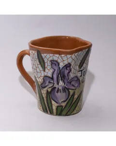 مج (كوب) خزفي يدوي متقن – صحي للاستخدام – فن الموزاييك