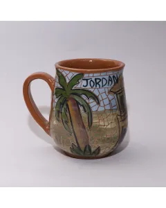 مج (كوب) خزفي يدوي – صناعة أردنية – صحي