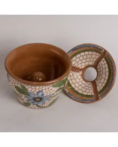 مكتة سجائر خزفية فاخرة يدوية – طراز مغربي – فن الموزاييك