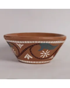 Handmade Ceramic Medium Bowl-Size Table Plate – Food-Safe – Mosaic Art