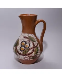 مزيتة زيت زيتون خزفية يدوية – سعة 700 مل