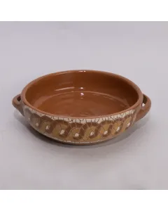 صحن خزفي يدوي للمائدة – موزاييك أردني – صحي