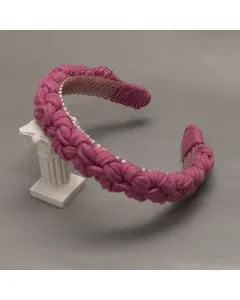 طوق بنات مكرميه مصنوع يدويًا من خيوط عالية الجودة