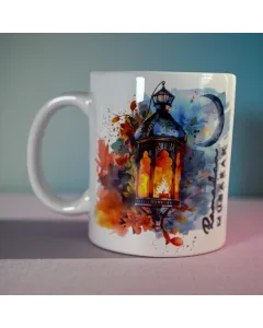 مج (كوب) رمضان مع دعاء الإفطار – سيراميك 11 أونصة (تصميم A)