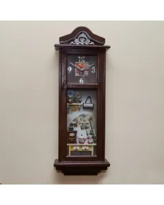 Handmade Antique Wooden Wall Clock – Indoor Landscape Design