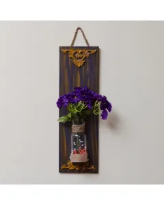 لوحة ديكور خشبية يدوية للمداخل – عدة ألوان