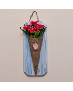 لوحة ديكور خشبية يدوية للمداخل – تشكيلة ألوان