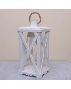 ستاند فانوس خشبي يدوي مع يد – عدة ألوان