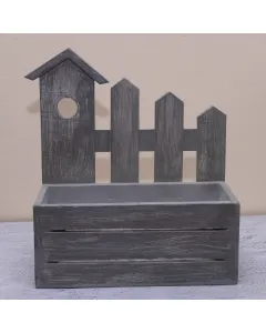 حوض زراعة خشبي يدوي للشتلات – ألوان متعددة