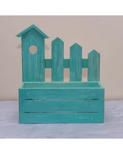 حوض زراعة أعشاب خشبي يدوي – عدة ألوان