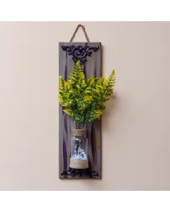 لوحة ديكور خشبية يدوية لمنظر مدخل