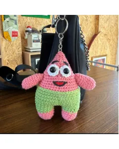 ميدالية بسيط كروشيه حجم كبير – يدوية – خيط قطن