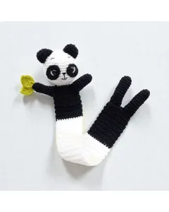 فاصل كتاب باندا كروشيه يدوية – مقاس واحد